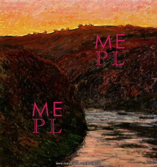  : Sunset in the Creuse Valley, by Monet