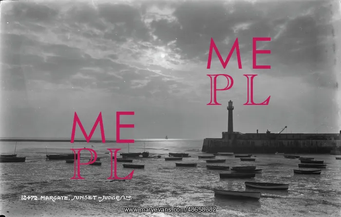 : Sunset at Margate : Sunset at Margate