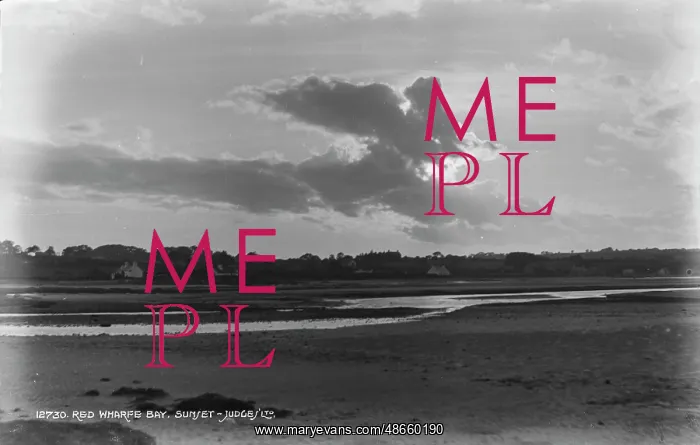 : Sunset at Red Wharfe Bay : Sunset at Red Wharfe Bay