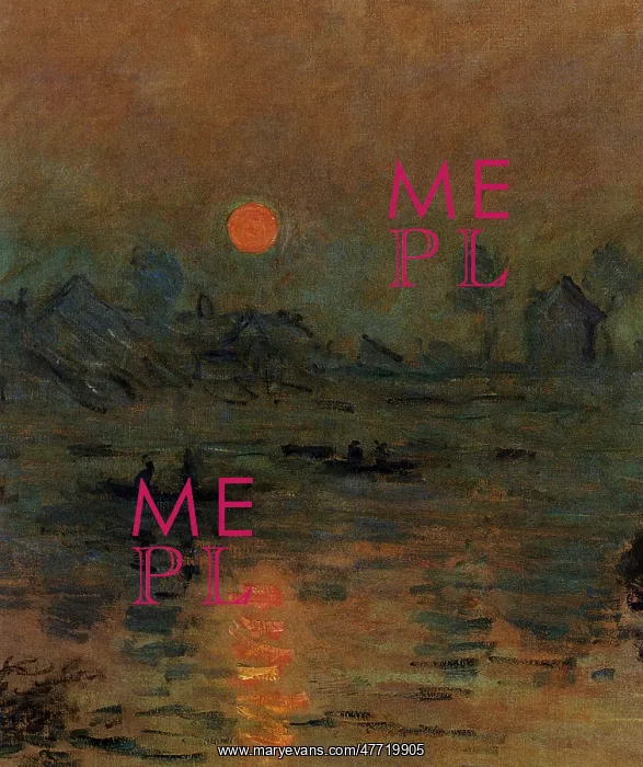  : Sunset Over River, by Monet