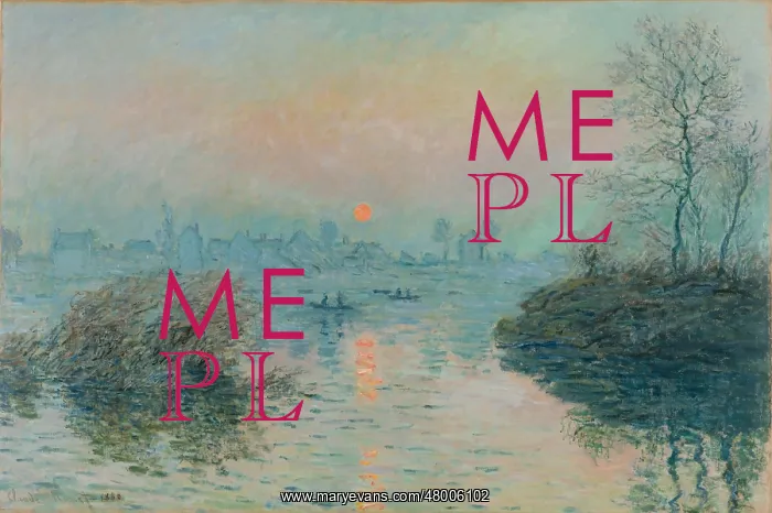 : Sunset on the River Seine : Sunset on the River Seine