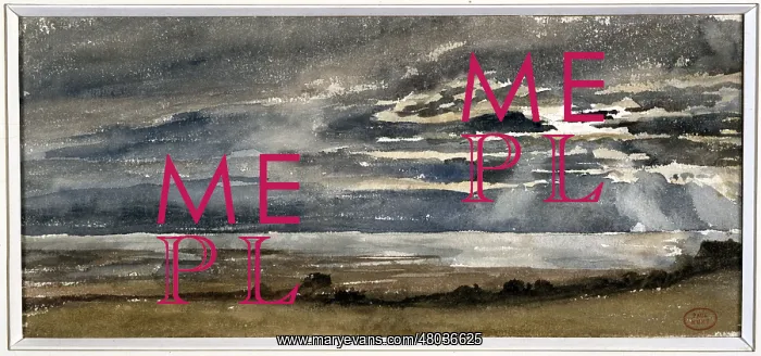 : Sunset, stormy night : Sunset, stormy night