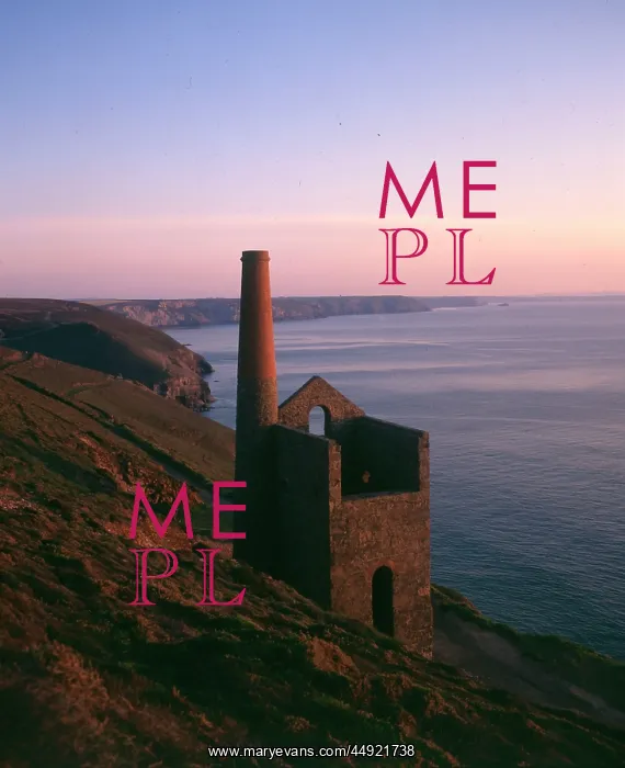 : Sunset at Wheal Coates tin mine, St Agnes, Cornwall : Sunset at Wheal Coates tin mine, St Agnes, Cornwall