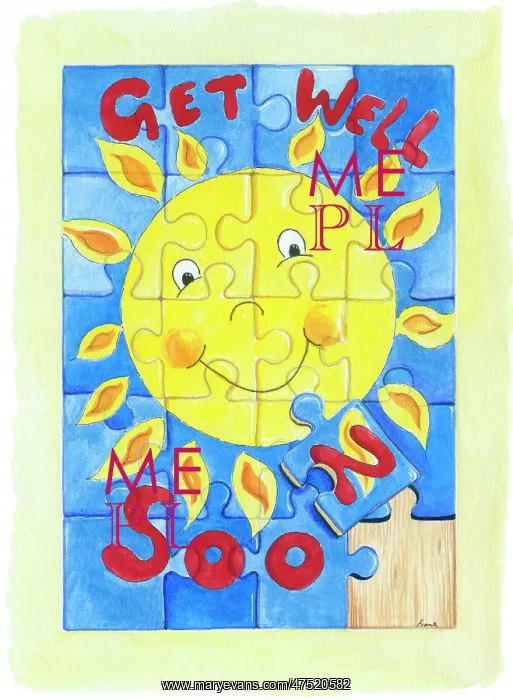  : Sunshine Jigsaw Puzzle - Get Well Soon