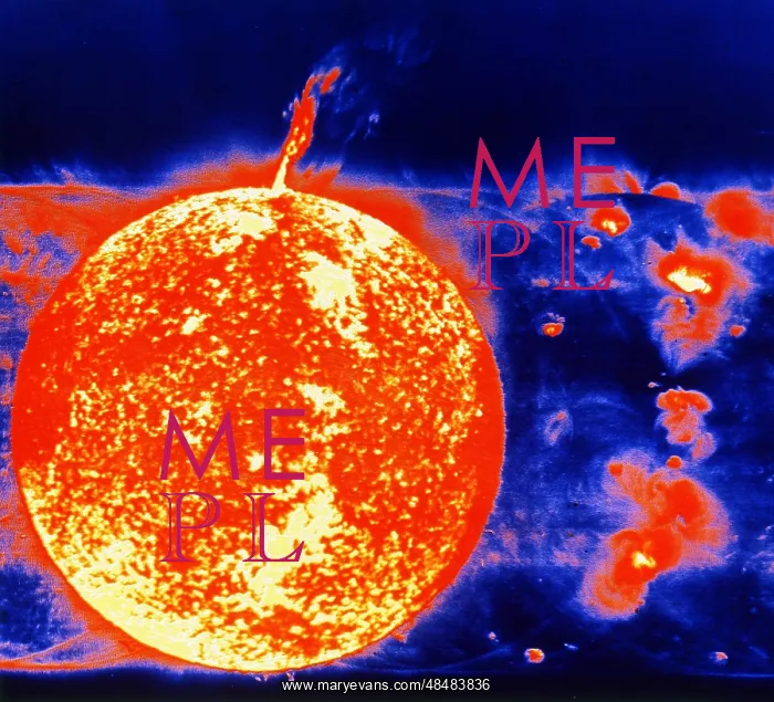 : Sunspots and prominences in 1973. Image from Skylab's : Sunspots and prominences in 1973. Image from Skylab's