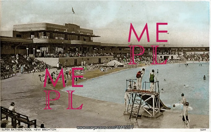 : Super Bathing Pool, New Brighton, Lancashire : Super Bathing Pool, New Brighton, Lancashire
