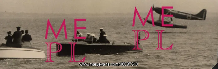 : Supermarine S6 alighting in 1929 : Supermarine S6 alighting in 1929