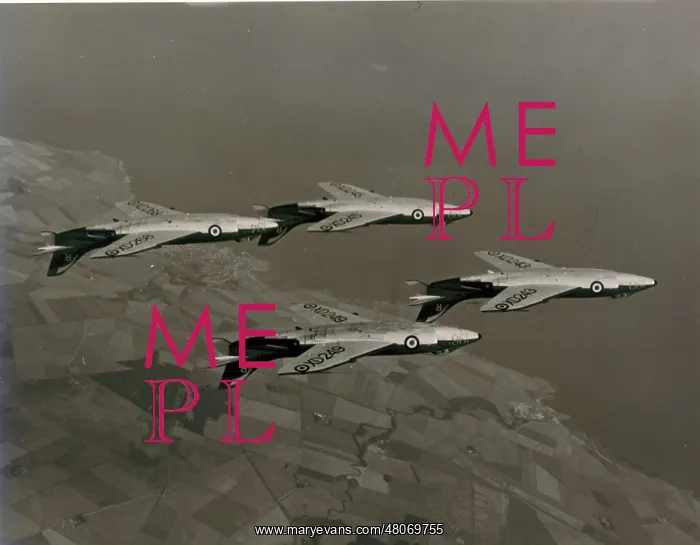 : Four Supermarine Scimitars of 807 Squadron : Four Supermarine Scimitars of 807 Squadron
