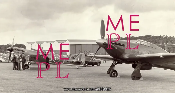 : Supermarine Spitfire Vb, AB910 and Hawker Hurricane : Supermarine Spitfire Vb, AB910 and Hawker Hurricane