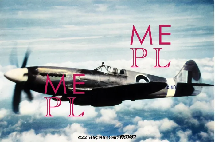 : Supermarine Spitfire XIV (forward view) aloft : Supermarine Spitfire XIV (forward view) aloft