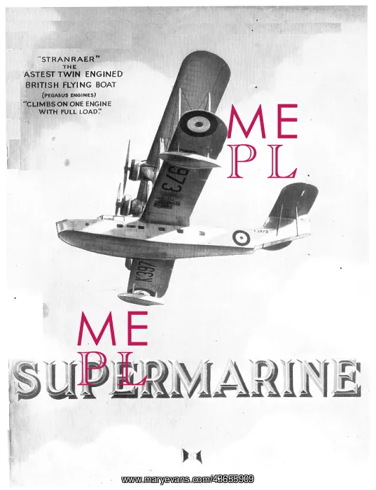 : Supermarine Stranraer Flying Boat : Supermarine Stranraer Flying Boat