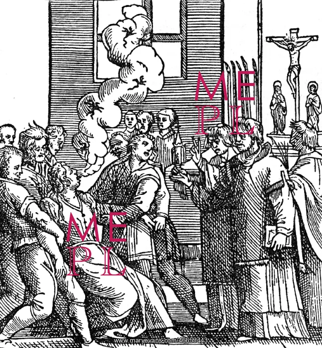 : superstition, devil, expulsion, healing of a : superstition, devil, expulsion, healing of a