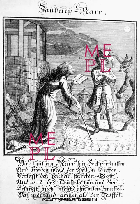 : superstition, devil, magic fool selling his soul : superstition, devil, magic fool selling his soul