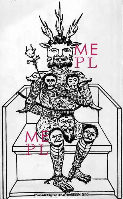 : superstition, devil, Prince of Darkness, woodcut : superstition, devil, Prince of Darkness, woodcut