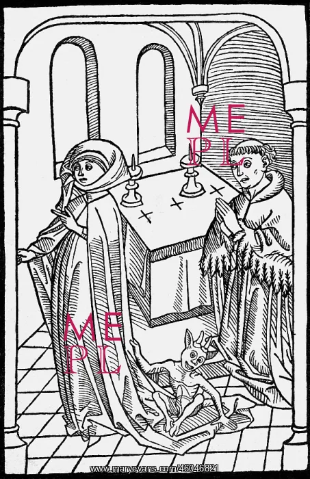 : superstition, devil, woman obsessed by the devil : superstition, devil, woman obsessed by the devil