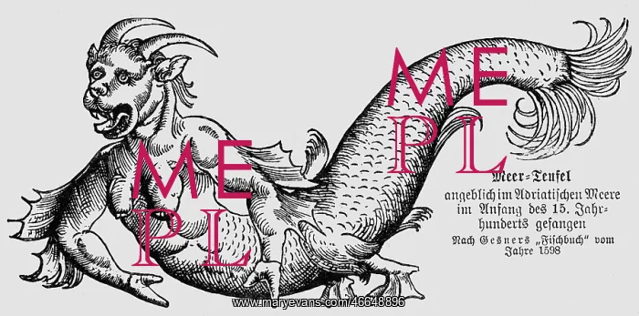 : superstition, mythical creatures, sea devil from : superstition, mythical creatures, sea devil from