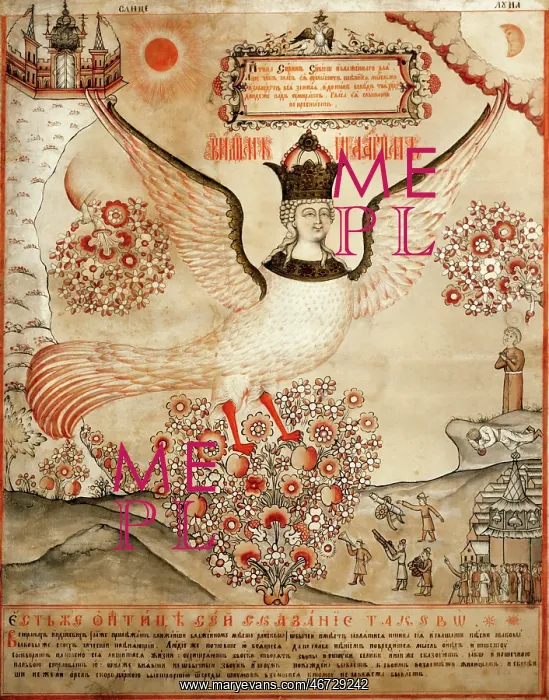 : superstition, mythical creatures, Sirin, ink : superstition, mythical creatures, Sirin, ink