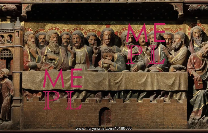 : Last Supper, choir screen, Cathedrale Notre-Dame : Last Supper, choir screen, Cathedrale Notre-Dame