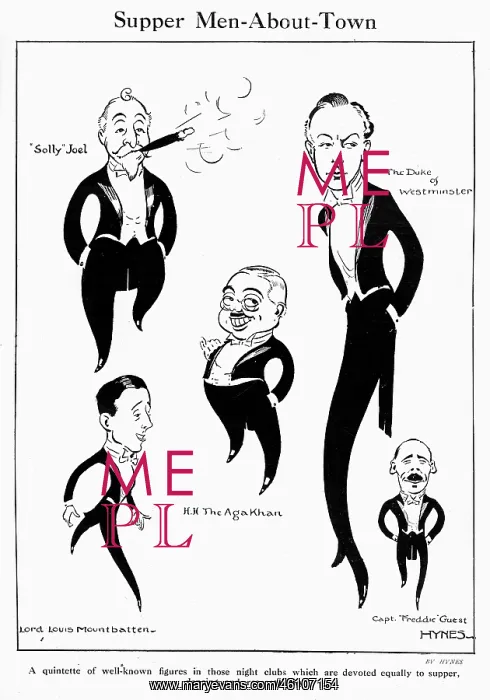 : Supper Men About Town by Hynes : Supper Men About Town by Hynes