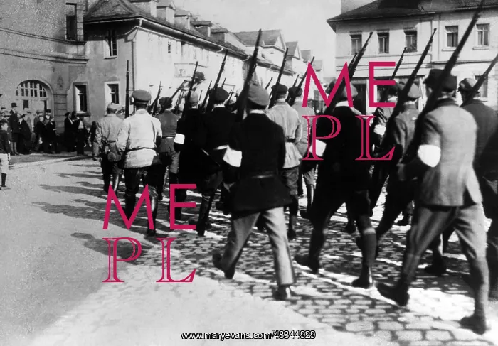 : Supporters of the Beer Hall Putsch in Neustadt, 1923 : Supporters of the Beer Hall Putsch in Neustadt, 1923