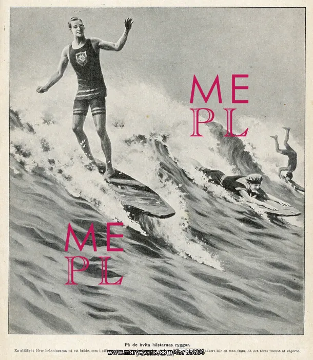 : Surfing in 1910 : Surfing in 1910