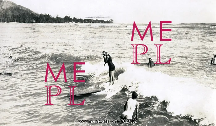 : Surfing scene, Hawaii, USA : Surfing scene, Hawaii, USA