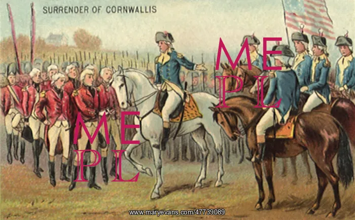 : Surrender of British General Cornwallis : Surrender of British General Cornwallis