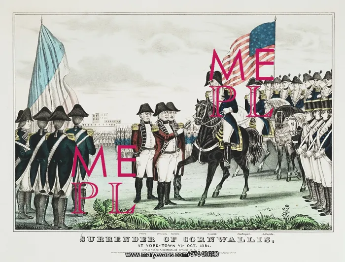: Surrender of Cornwallis: at York-Town Va. Oct. 1781 : Surrender of Cornwallis: at York-Town Va. Oct. 1781
