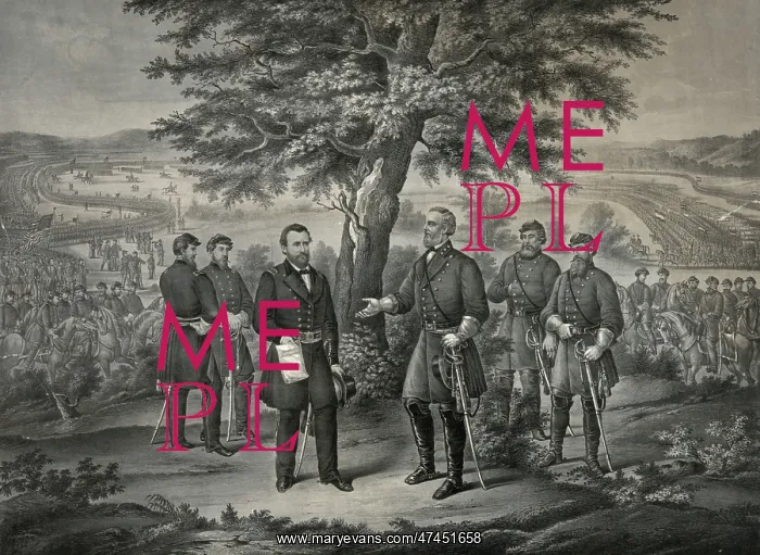 : The surrender of General Lee and his entire Army to Lieut. G : The surrender of General Lee and his entire Army to Lieut. G