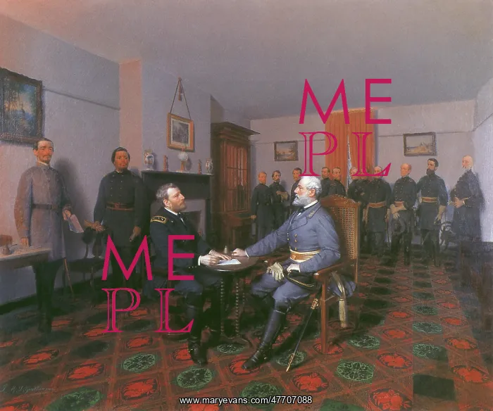  : The Surrender of General Lee to General Grant April 1865