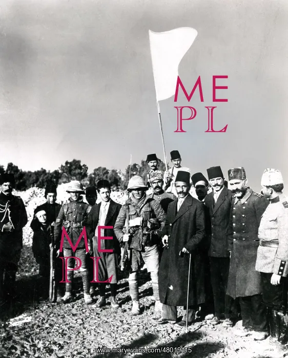 : Surrender of Jerusalem to British, Palestine, WW1 : Surrender of Jerusalem to British, Palestine, WW1