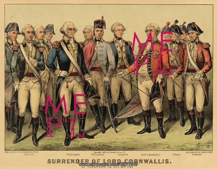 : Surrender of Lord Cornwallis : Surrender of Lord Cornwallis