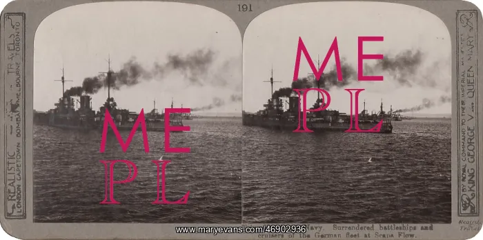 : Surrendered German ships at Scapa Flow, WW1 : Surrendered German ships at Scapa Flow, WW1