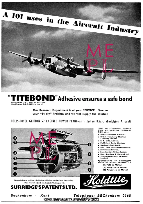 : Surridges Patents - Adhesives & Sealants. HOLDITE TITEBOND : Surridges Patents - Adhesives & Sealants. HOLDITE TITEBOND