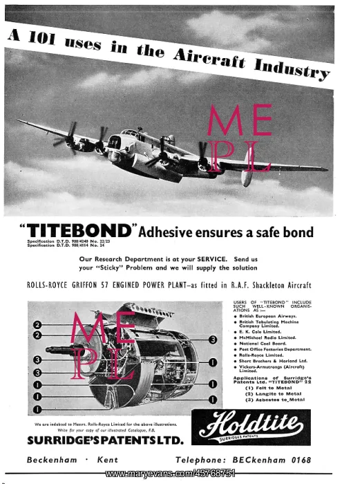 : Surridge's Patents - Holdite & Titebond : Surridge's Patents - Holdite & Titebond