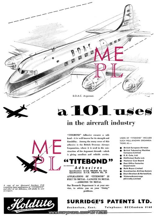 : Surridges Patents - Holdite & Titebond : Surridges Patents - Holdite & Titebond