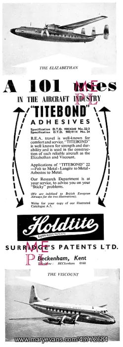 : Surridges Patents - Holdite & Titebond : Surridges Patents - Holdite & Titebond
