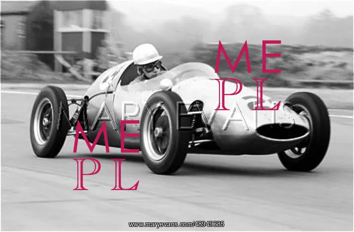 : Surtees in Cooper, Goodwood, England : Surtees in Cooper, Goodwood, England