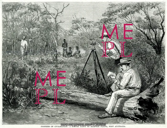  : Surveying party in Australia 1895