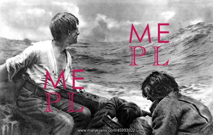 : Survivors in a Lifeboat, 1918 : Survivors in a Lifeboat, 1918