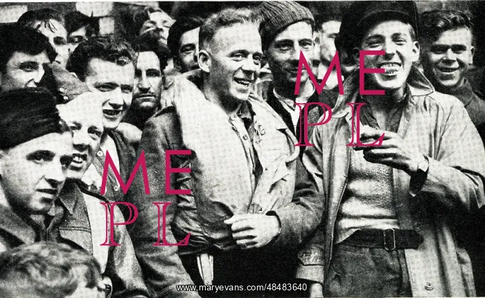 : Survivors of ship sunk by German submarine, WW2 : Survivors of ship sunk by German submarine, WW2