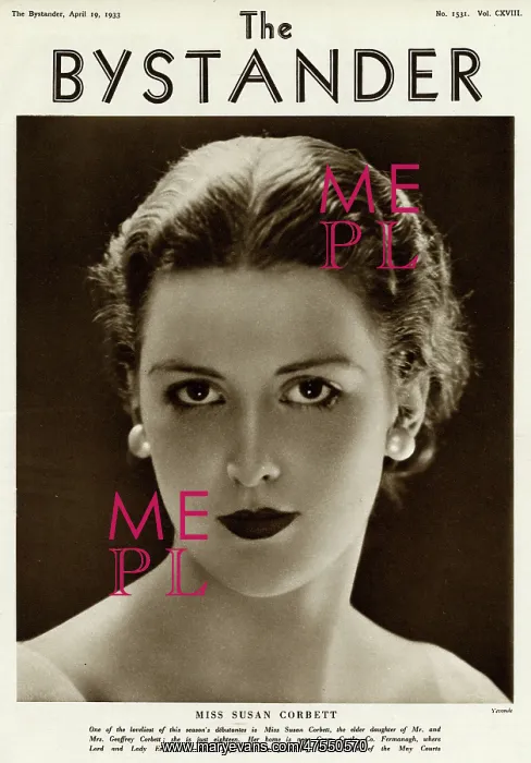 : Susan Corbett by Madame Yevonde : Susan Corbett by Madame Yevonde