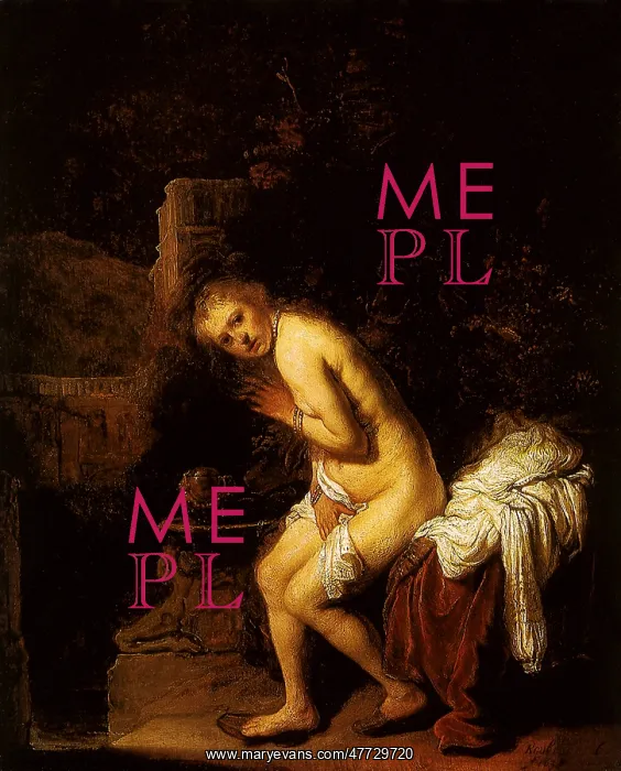 : Susanna at her Bath, by Rembrandt : Susanna at her Bath, by Rembrandt