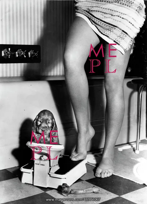  : Susi - with bathroom scales and Mum