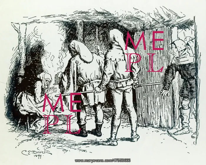 : A suspected witch arrested in medieval England : A suspected witch arrested in medieval England