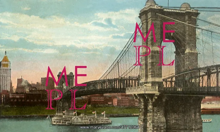  : Suspension Bridge. Cincinnati