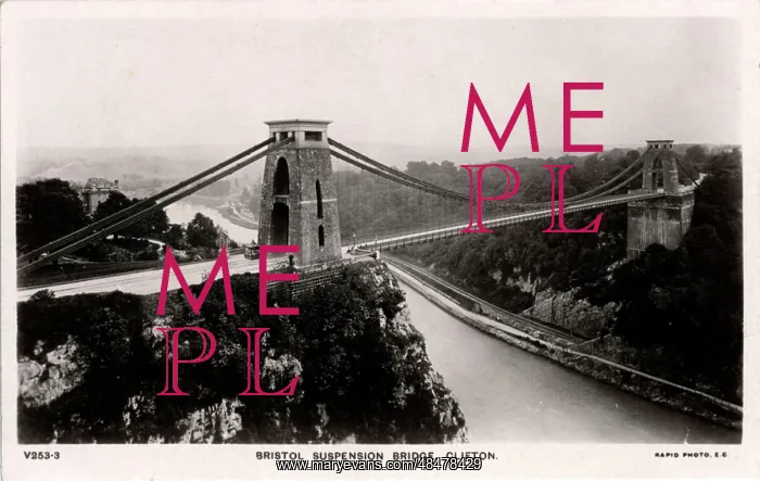 : Suspension Bridge, Clifton, Bristol County : Suspension Bridge, Clifton, Bristol County