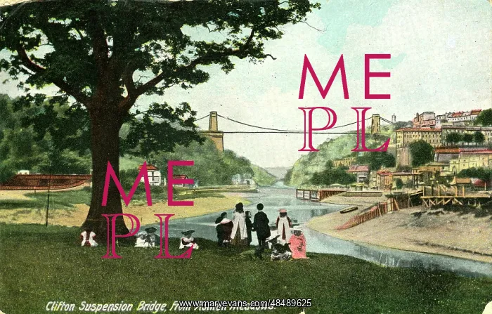 : The Suspension Bridge, Clifton, Bristol County : The Suspension Bridge, Clifton, Bristol County
