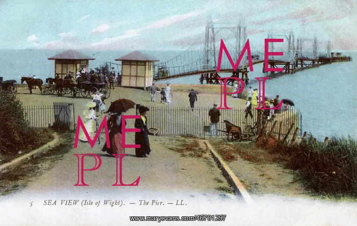 : Suspension Pier, Seaview, Isle of Wight, Hampshire, England : Suspension Pier, Seaview, Isle of Wight, Hampshire, England