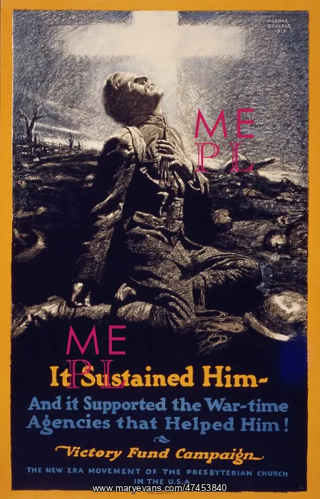 : It sustained him - and it supported the war-time agencies th : It sustained him - and it supported the war-time agencies th